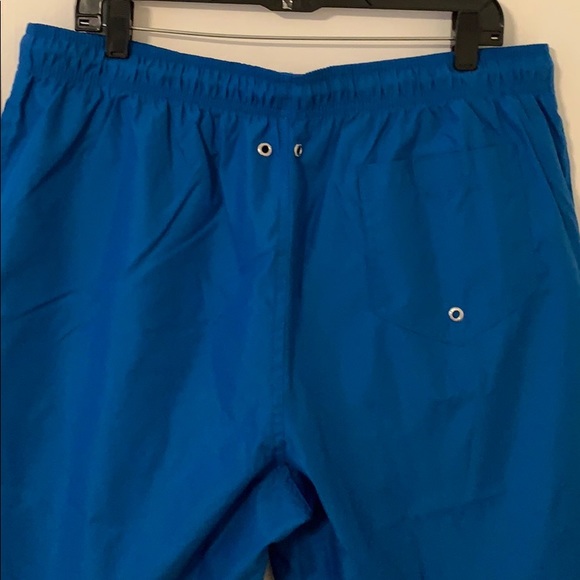 Lands’ End Solid Volley Swim Shorts Blue LG NEW - Picture 12 of 15